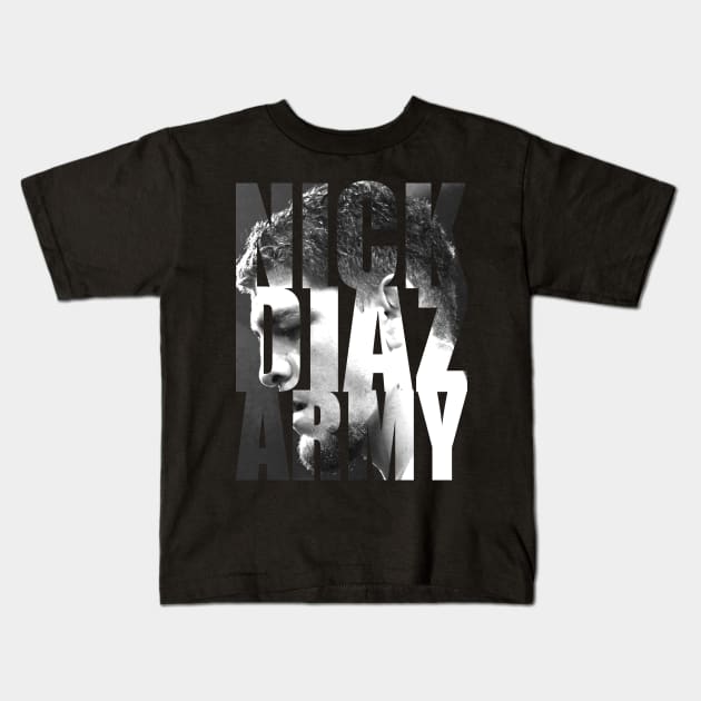 Nick Diaz Army Kids T-Shirt by SavageRootsMMA